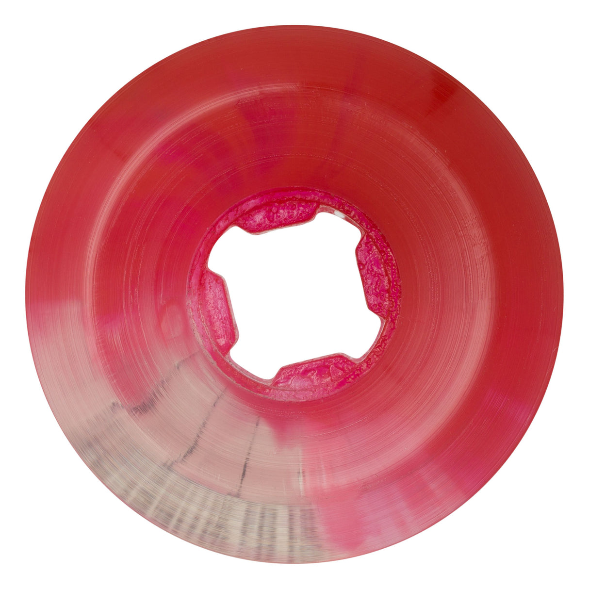 OJ DNA Curbsuckers Bloodsuckers 95a 54mm Red Clear Swirl Skateboard Wheels