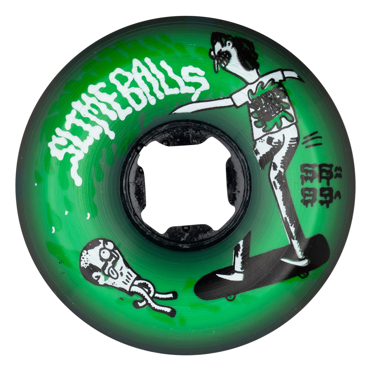 Slime Balls Jay Howell Speed Balls 99a 56mm Green Skateboard Wheels