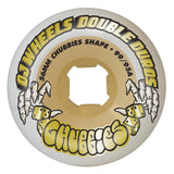OJ Doube Duro White Gum Chubbies 99a/95a 56mm Wheels