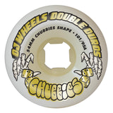 OJ Doube Duro White Chubbies 101a/95a 54mm Wheels