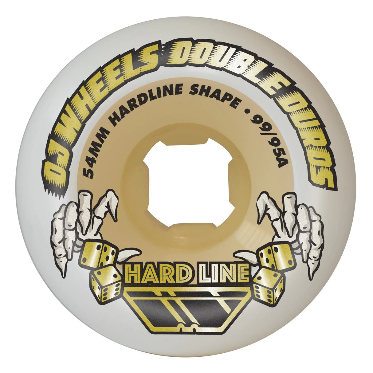 OJ Double Duro Gum Hardline 99a/95a 54mm Wheels