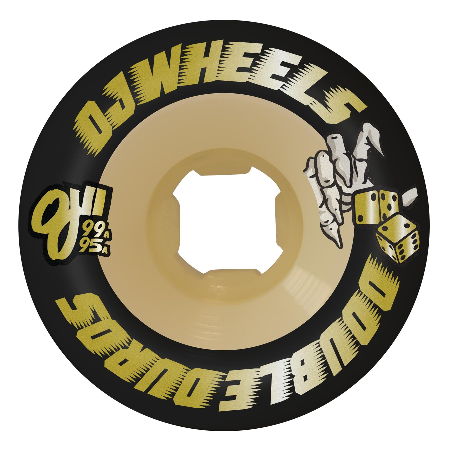 OJ Double Duro Black Gum Mini Combo 99a/95a 58mm Skateboard Wheels