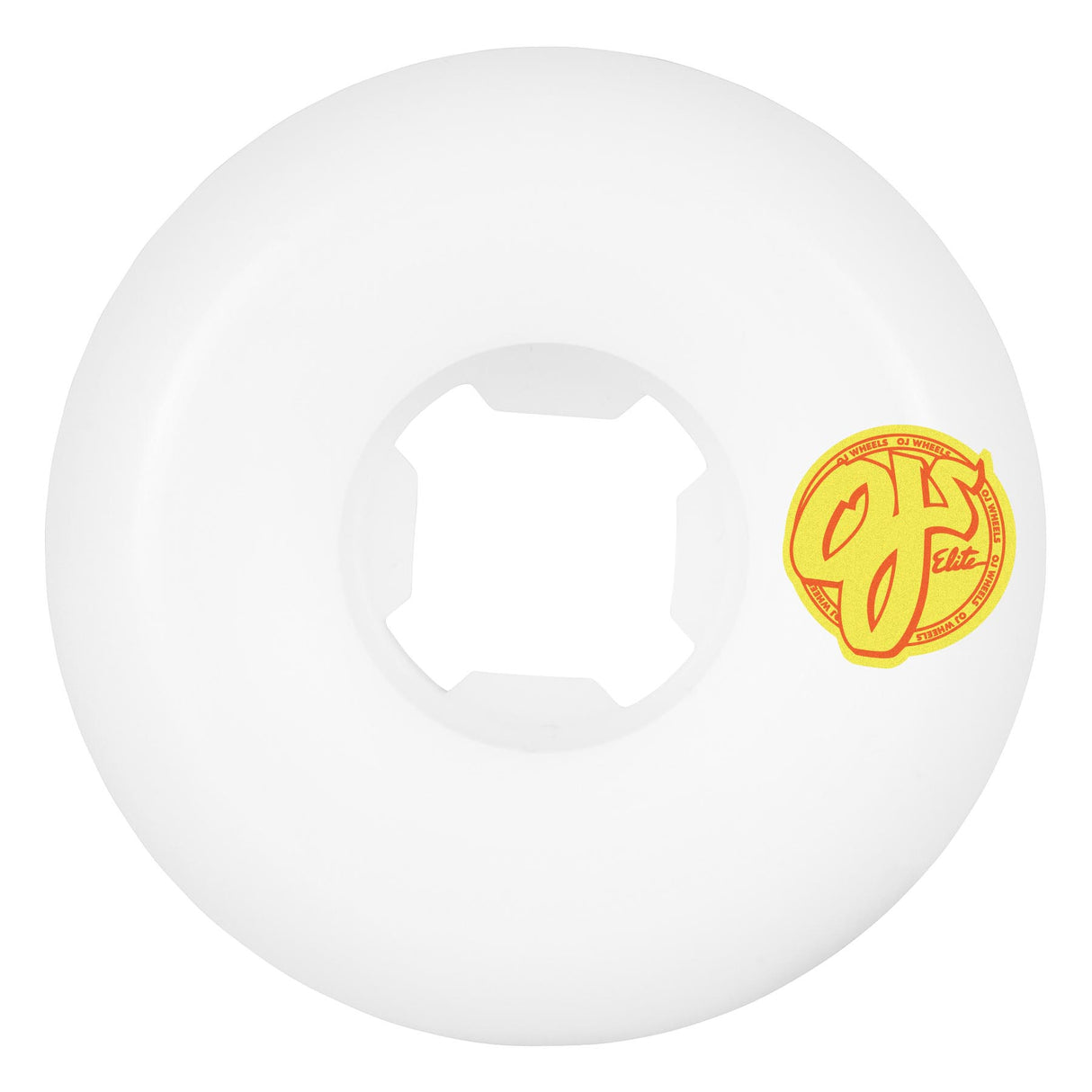 OJ John Worthington Elite White Hardline 99a 54mm Skateboard Wheels