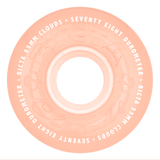 Ricta Clouds Glow In The Dark Red 78a 55mm Skateboard Wheels