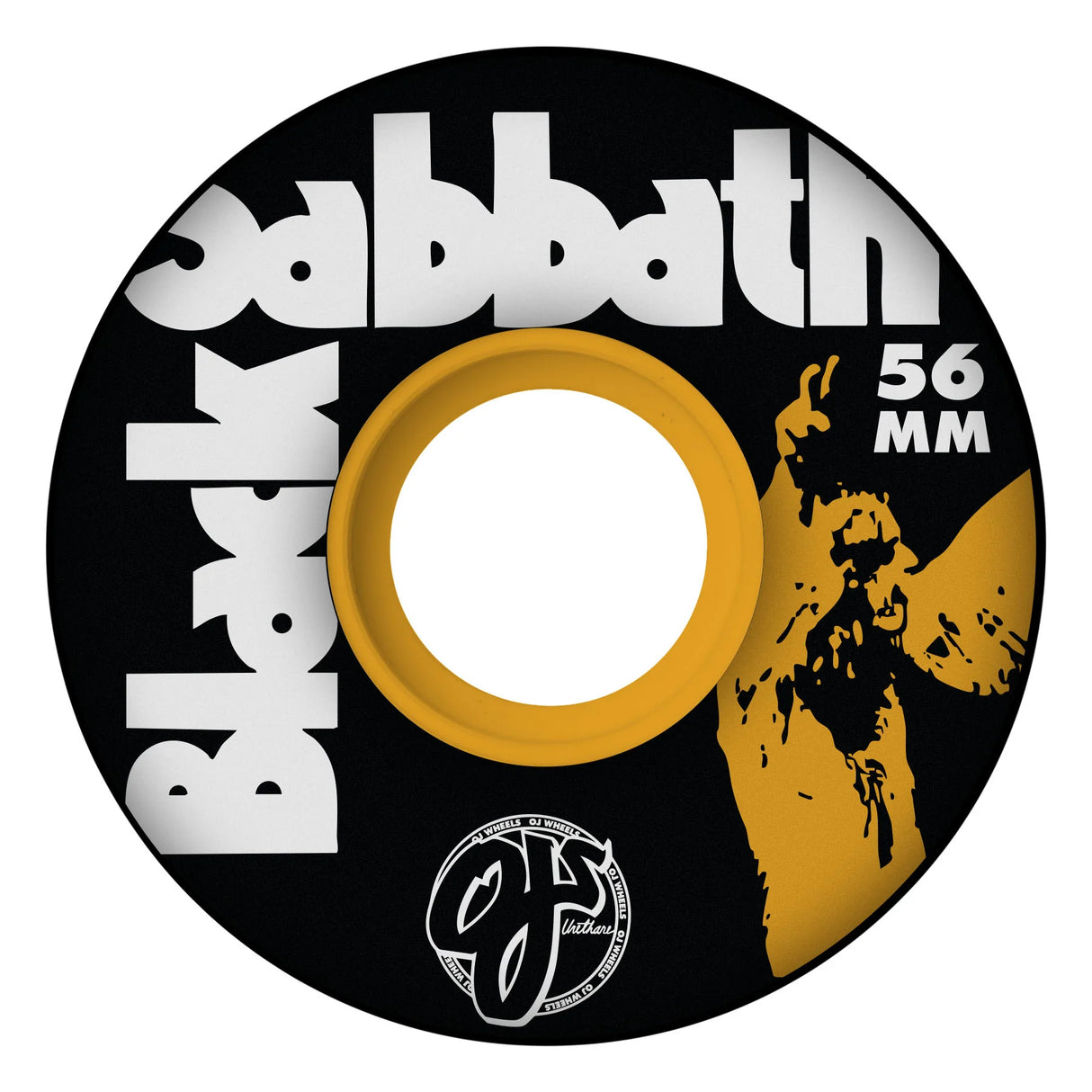 OJ Black Sabbath Vol 4 Keyframe Black 78a 56mm Cruiser Skateboard Wheels