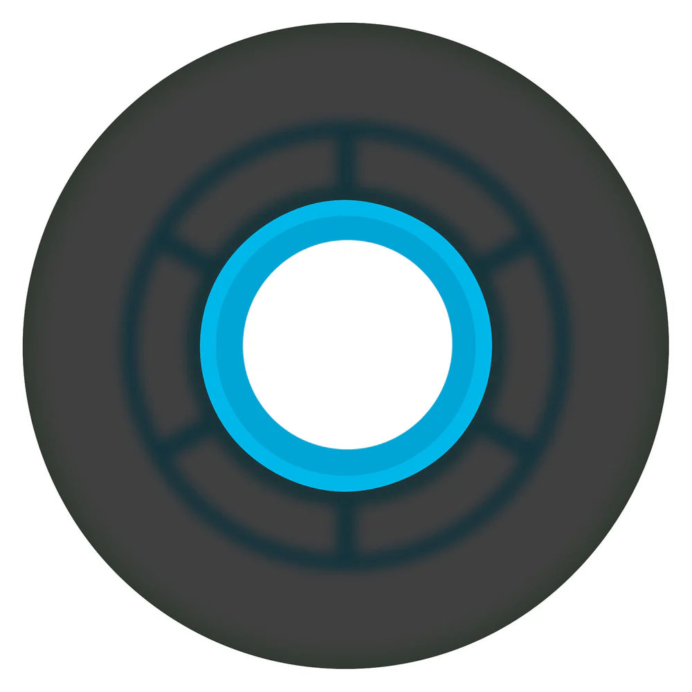 Ricta Clouds Transparent Black Blue 78a 57mm Skateboard Wheels