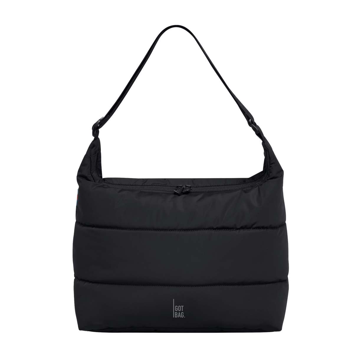 Got Bag Puffer Square Monochrome Black Large Bag