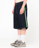 Rusty Flip Daddy Draggin Blue Green Jorts