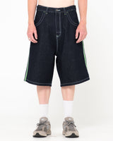 Rusty Flip Daddy Draggin Blue Green Jorts