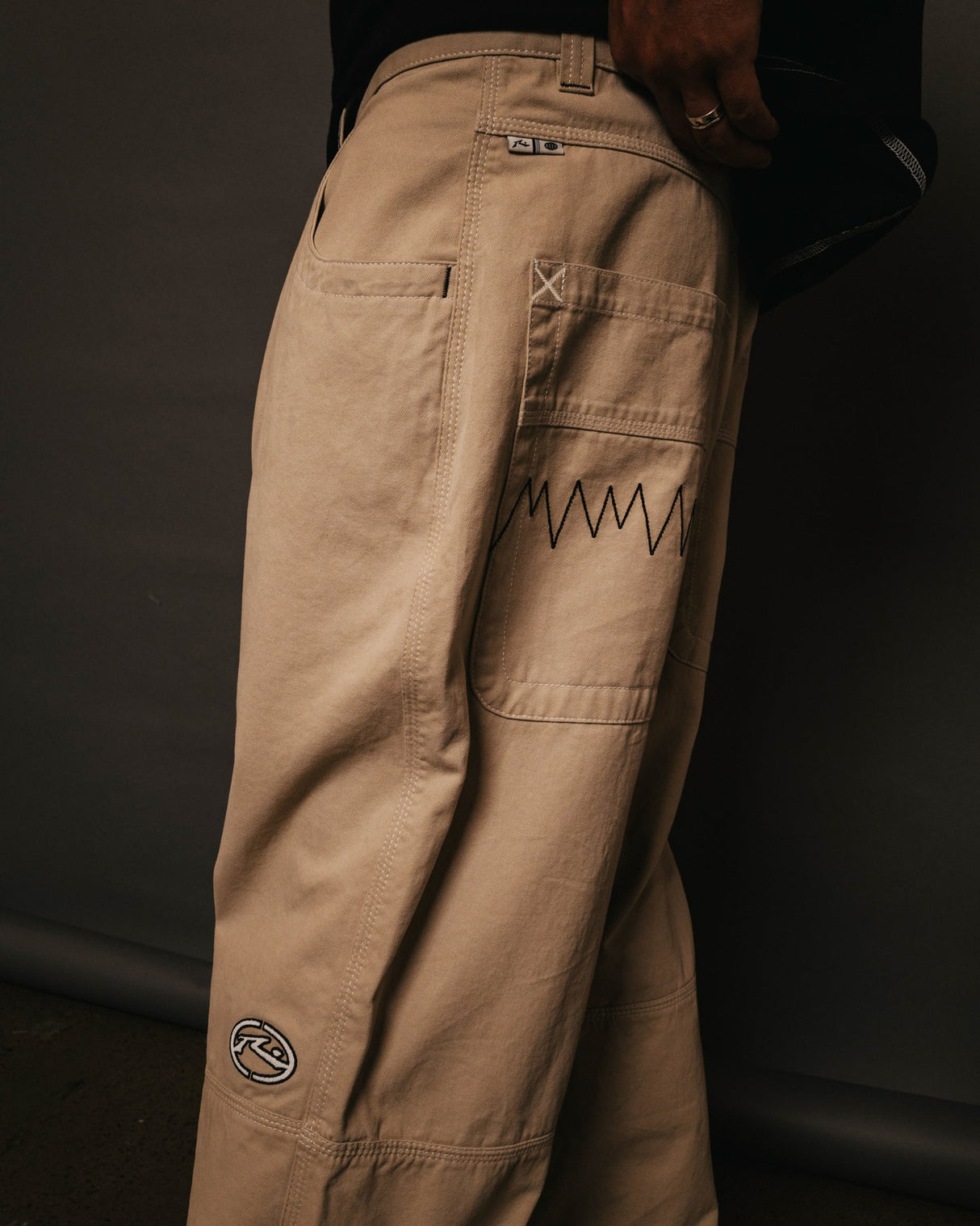 Rusty Step-Stone Baggy Abbey Stone Pants