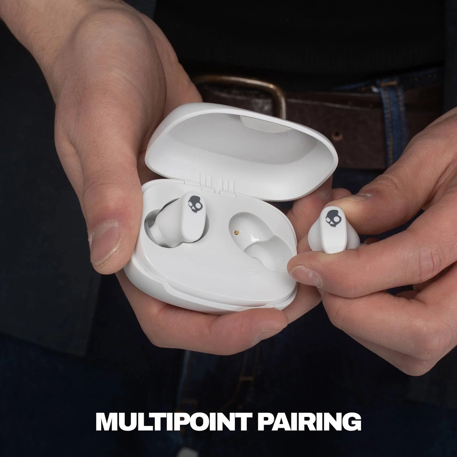 Skullcandy Smokin Buds 360 Bone Wireless Earbuds