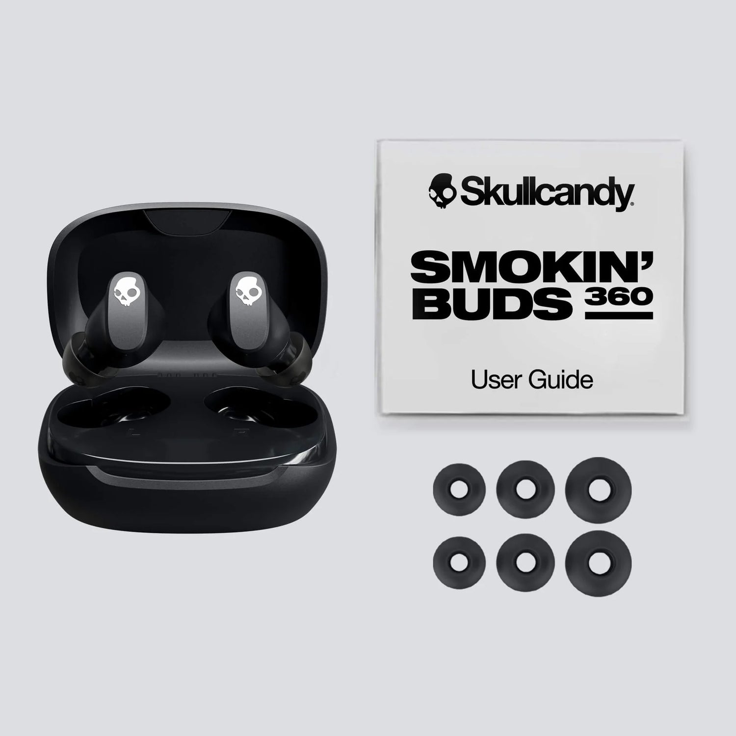 Skullcandy Smokin Buds 360 Black Wireless Earbuds