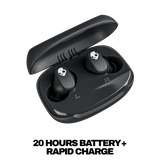 Skullcandy Smokin Buds 360 Black Wireless Earbuds