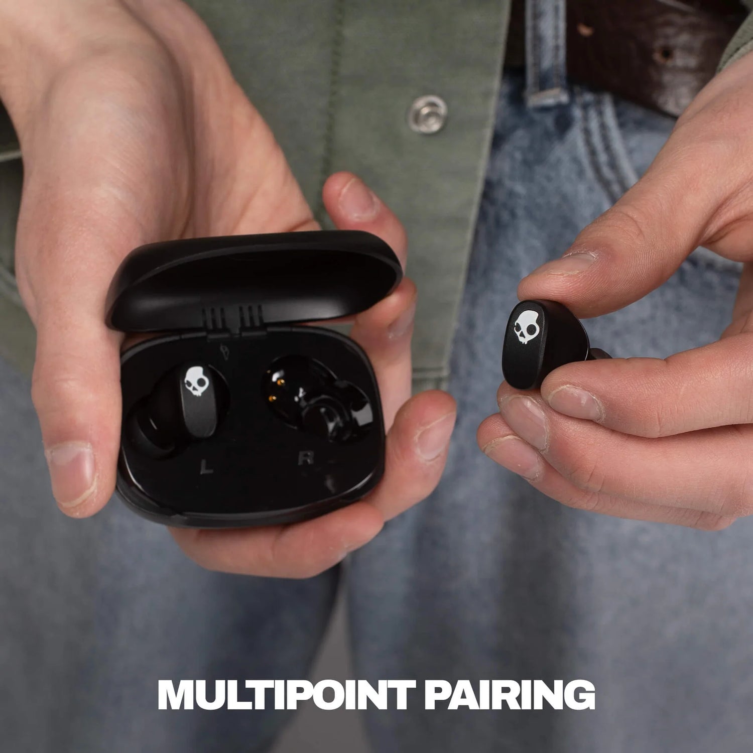 Skullcandy Smokin Buds 360 Black Wireless Earbuds
