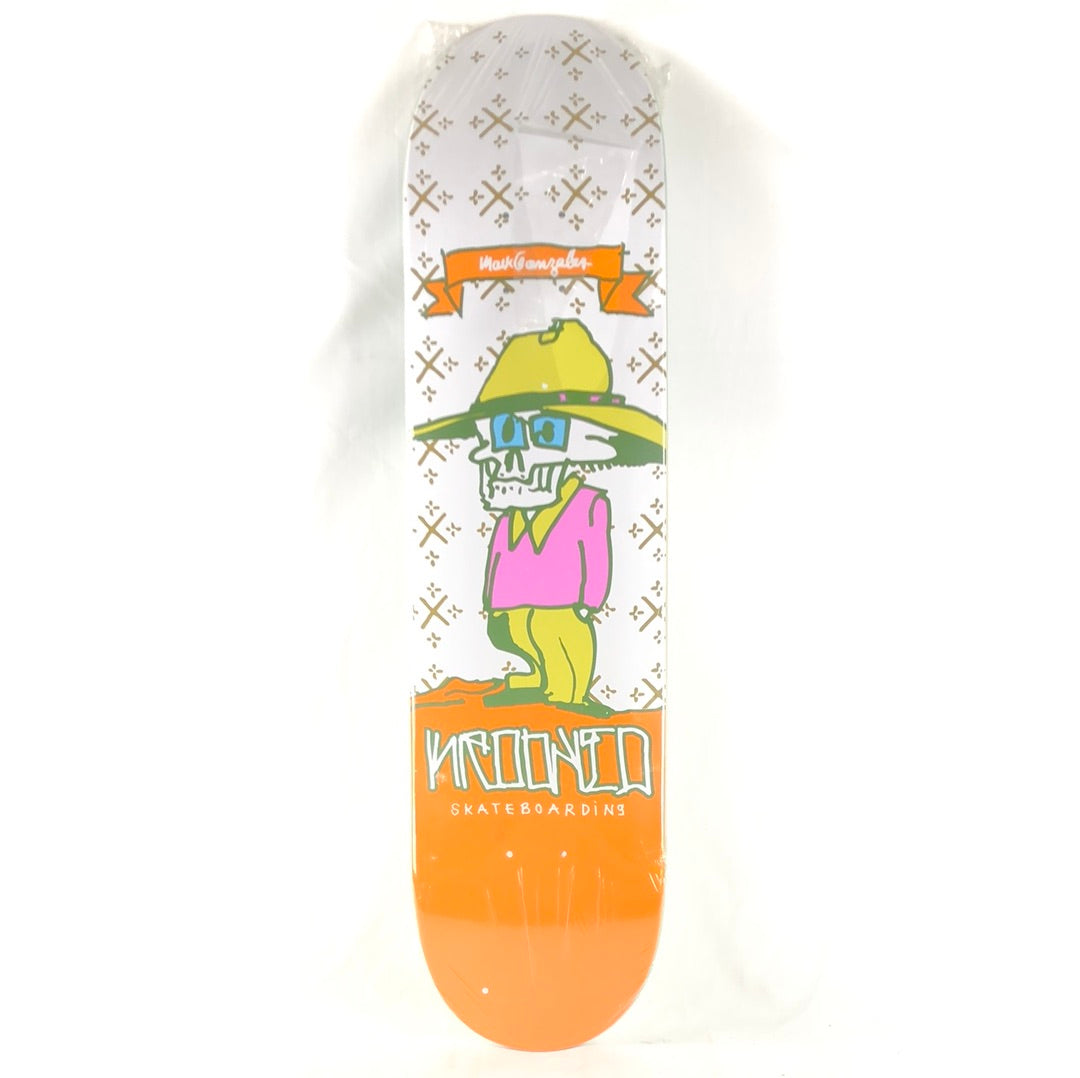 Krooked Mark Gonzales Vato White/Orange 7.75