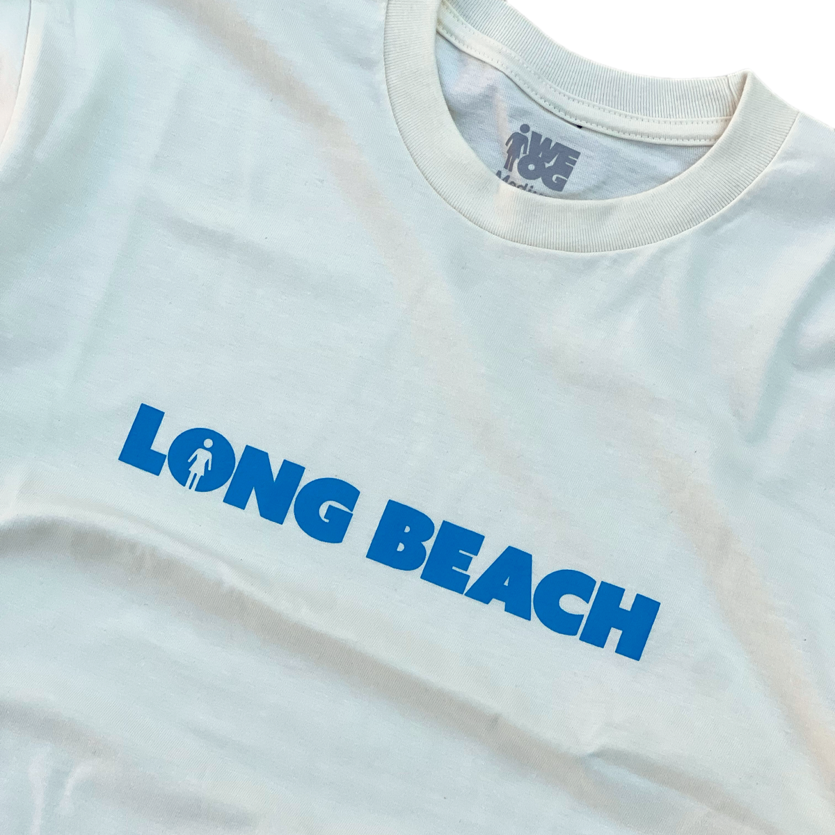 Girl x LB Skate “We OG Long Beach” Off White S/S Shirt