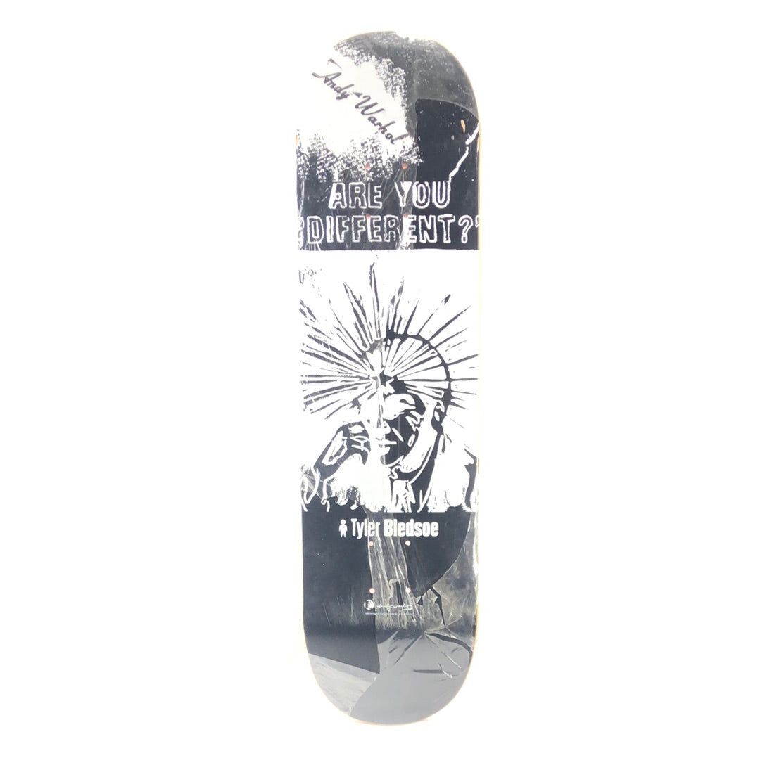 Alien Workshop Tyler Bledsoe "Are You Different?" Black/White Size 8.125" Skateboard Deck