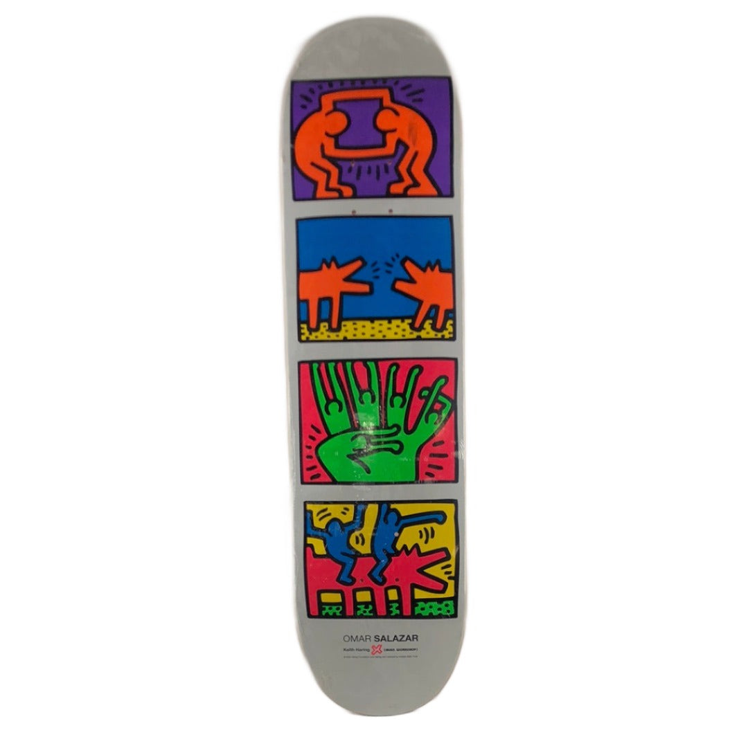 Alien Workshop Omar Salazar Keith Haring X Alien Workshop White