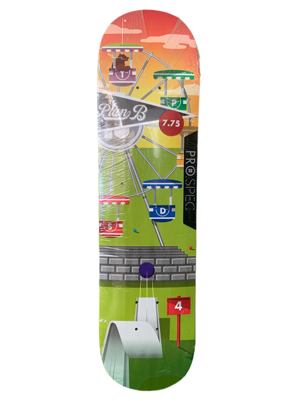 Plan B 2015 Torey Pudwill Hole in One 7.75" Classic Skateboard Deck