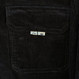 Rusty Zeal Navy Blue Cord Zip Thru Over Shirt