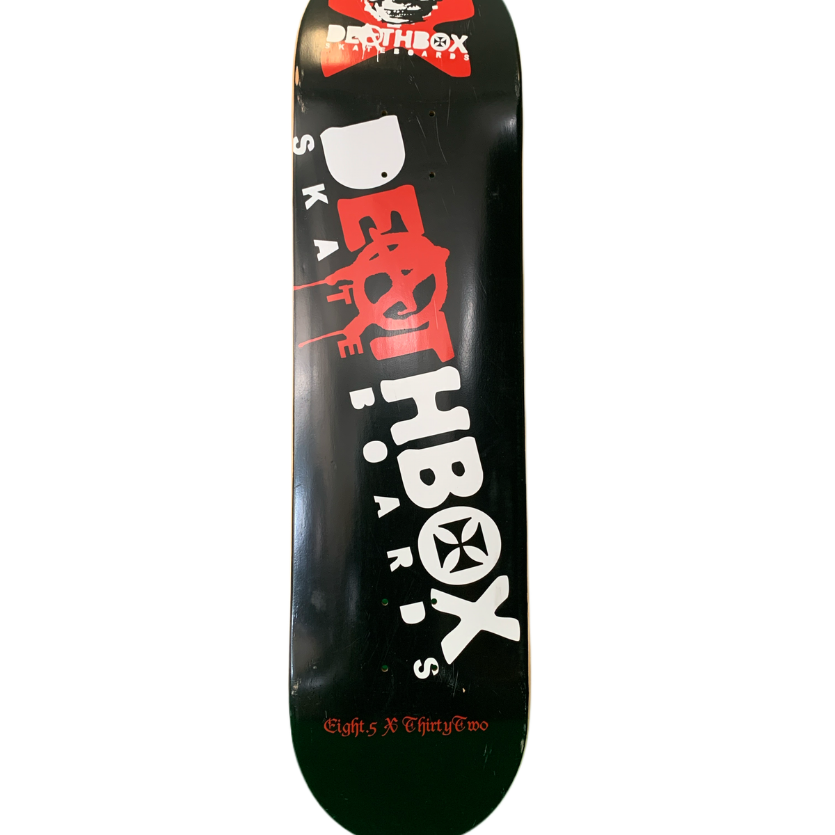 Deathbox Skateboards Logo Black 8.0