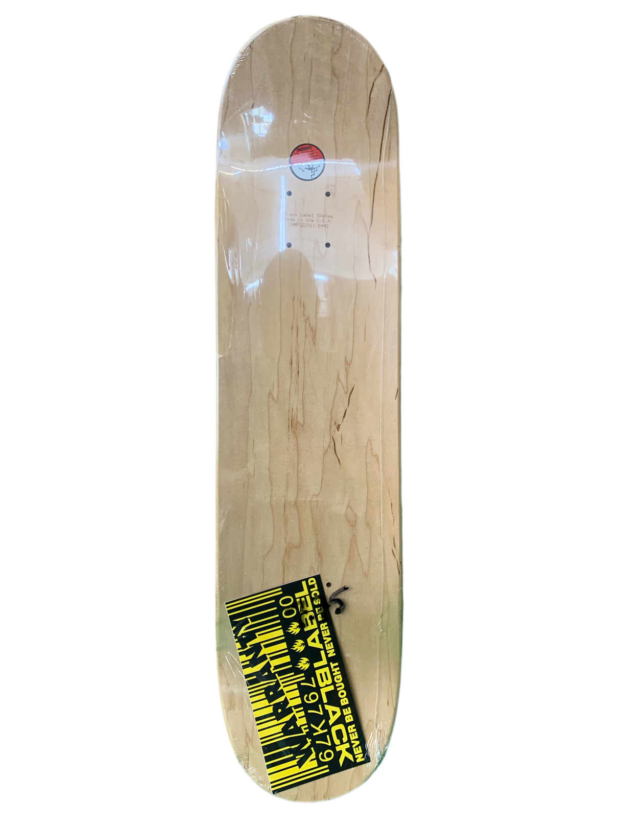 Black Label Pentagram 7.75" Classic Skateboard Deck