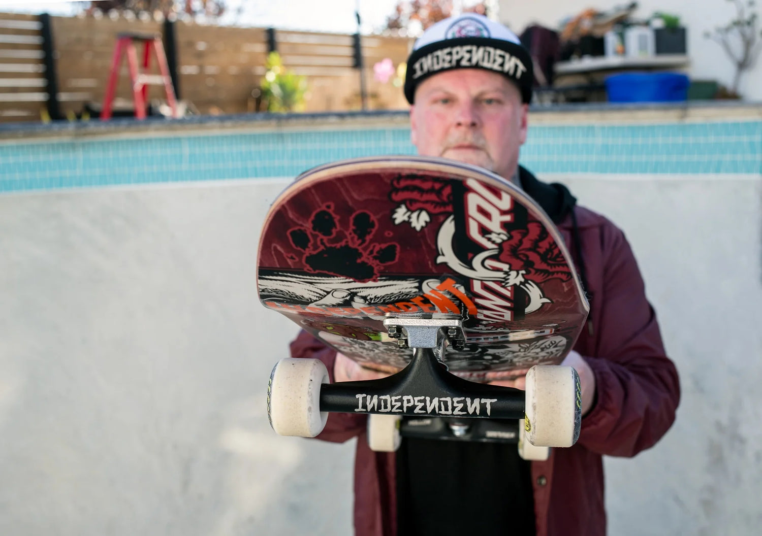 Independent Stage 4 Hollow Eric Dressen Pro Black Silver Trucks