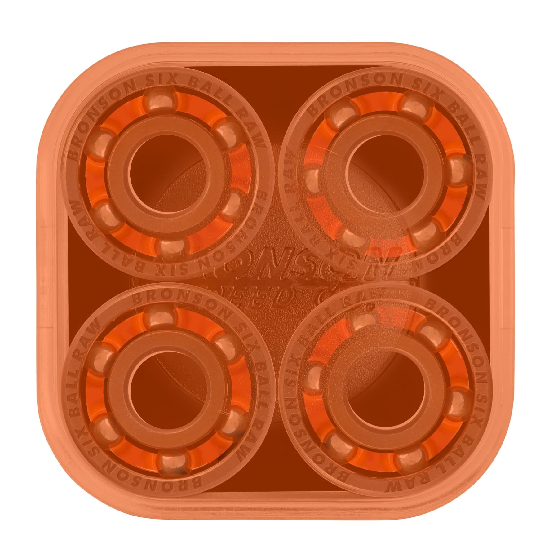 スケートボード BRONSON 6-BALL RAW BEARING Six Ball Raw Shieldless Skateboard Bearings | Bronson Speed Co.