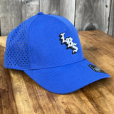 Long Beach Skate LBS Long Side Performance Water Repellent Royal Blue Snapback Hat