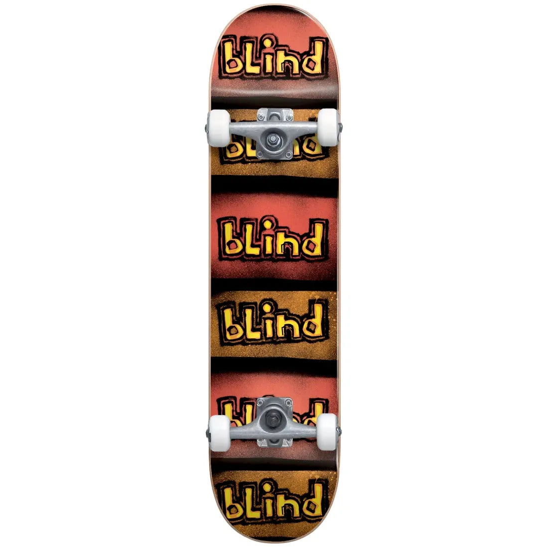 Blind Reflectiv First Push Soft Wheels Yellow/Red/Black 7.5" Complete Skateboard