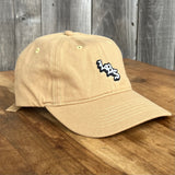 Long Beach Skate LBS Long Side Contrast Stitch Khaki Strapback Hat
