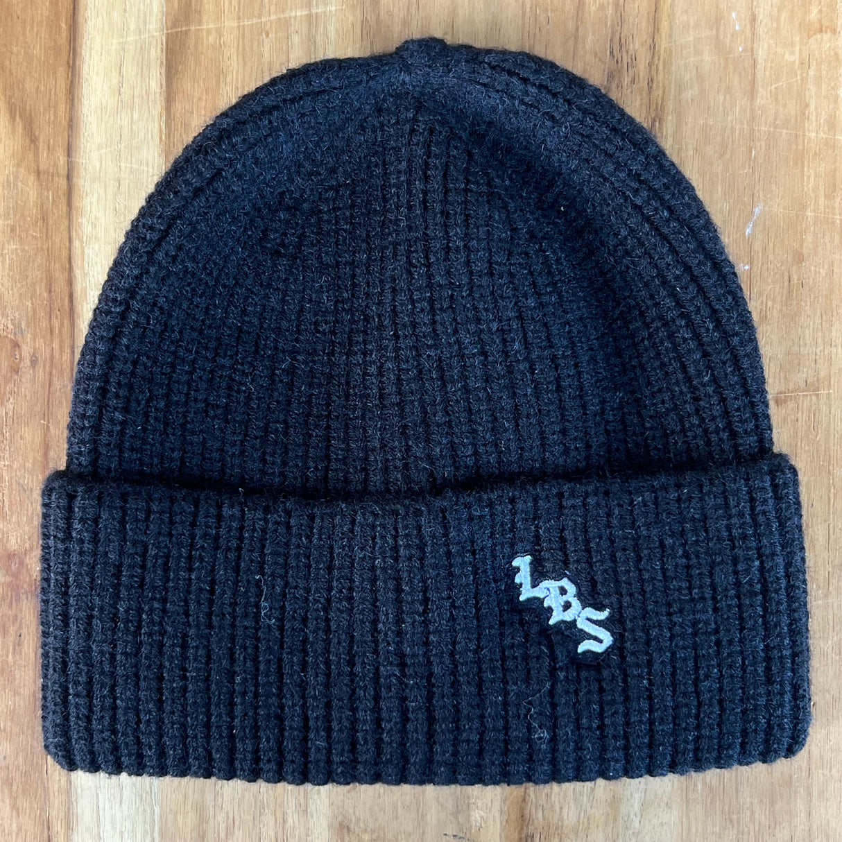 Long Beach Skate LBS Long Side Ribbed Knit Beanie