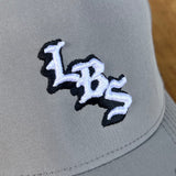 Long Beach Skate LBS Long Side Performance Water Repellent Grey Snapback Hat