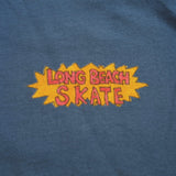 Long Beach Skate Co Postcard From Kevin "Spanky" Long Blue Jean S/s Shirt