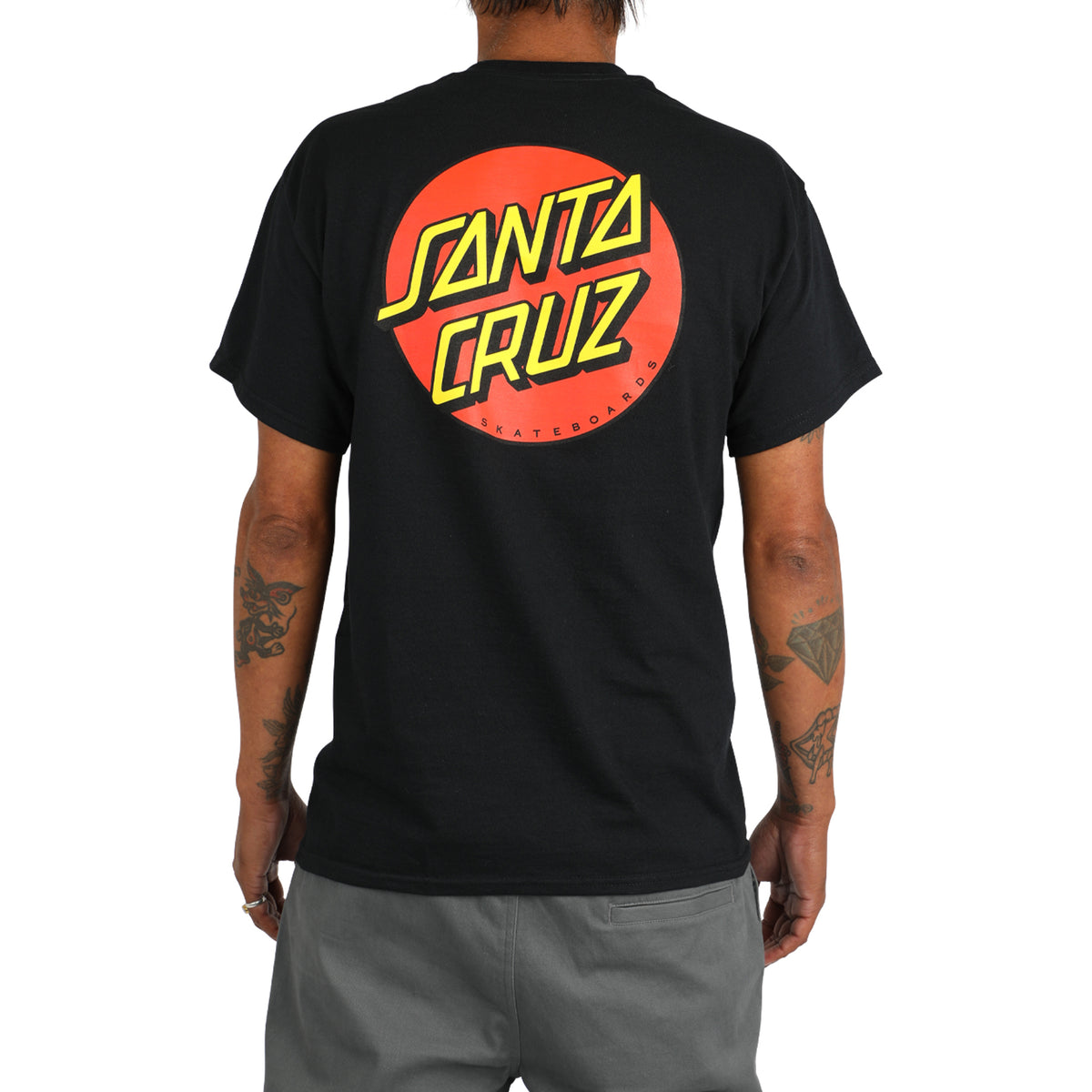 Santa Cruz Classic Dot S/s Heavyweight Shirt Black