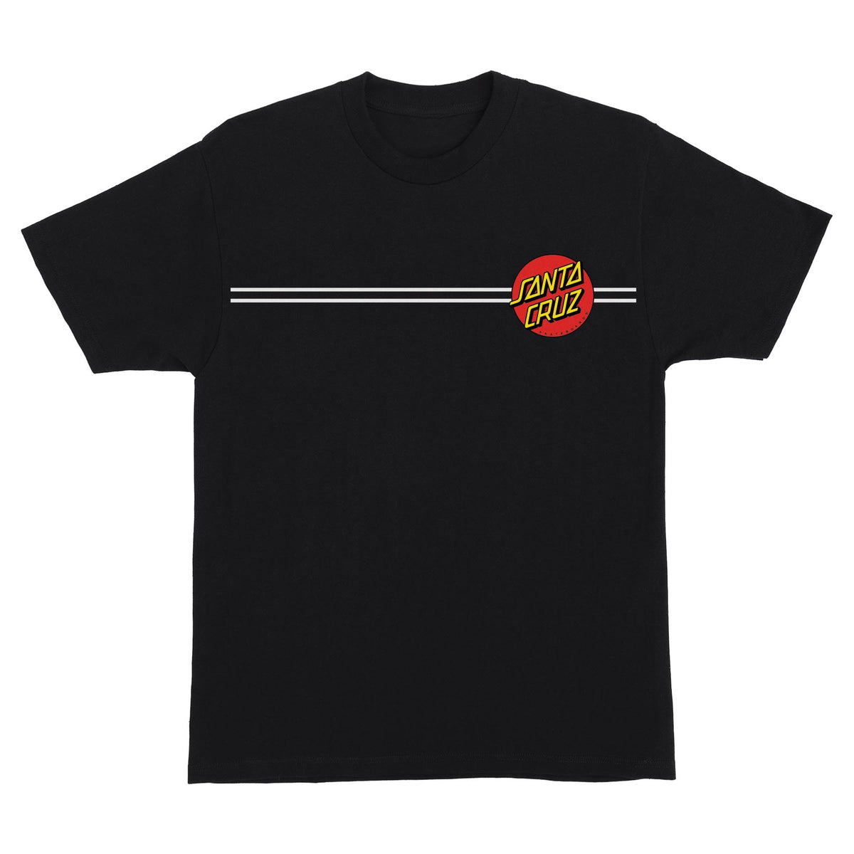 Santa Cruz Classic Dot S/s Heavyweight Shirt Black