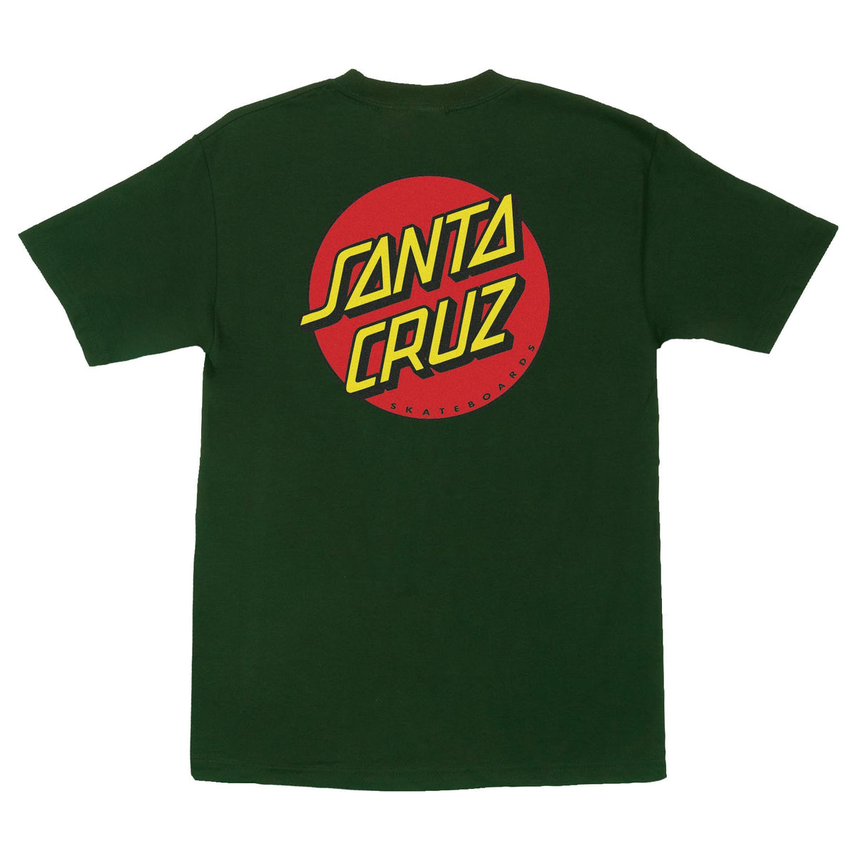 Santa Cruz Classic Dot S/s Heavyweight Shirt Forest Green