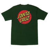 Santa Cruz Classic Dot S/s Heavyweight Shirt Forest Green