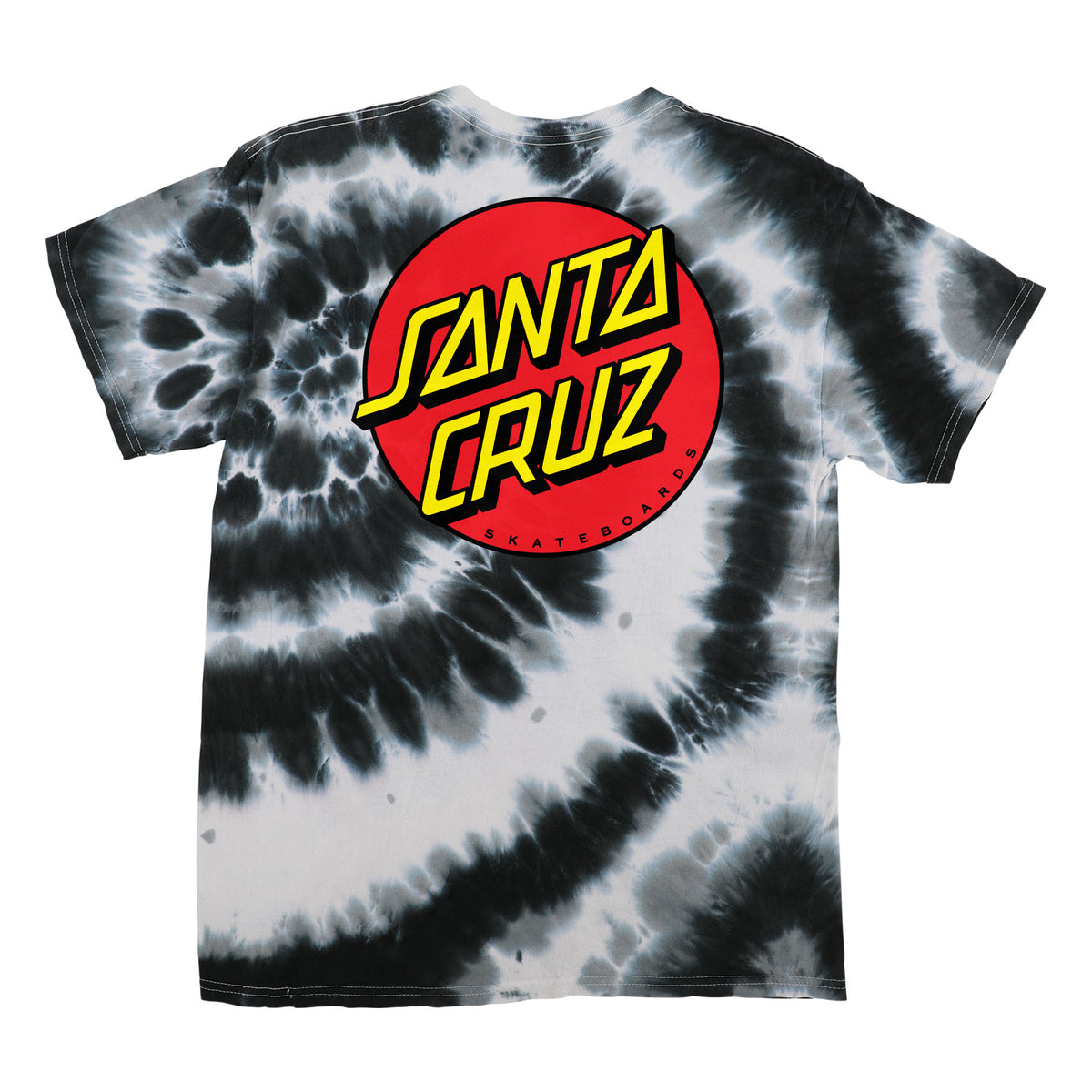 Santa Cruz Classic Dot S/s Heavyweight Shirt Swirl Black