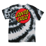 Santa Cruz Classic Dot S/s Heavyweight Shirt Swirl Black