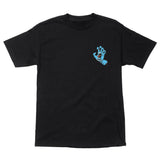 Santa Cruz Screaming Hand S/s Heavyweight Shirt Black