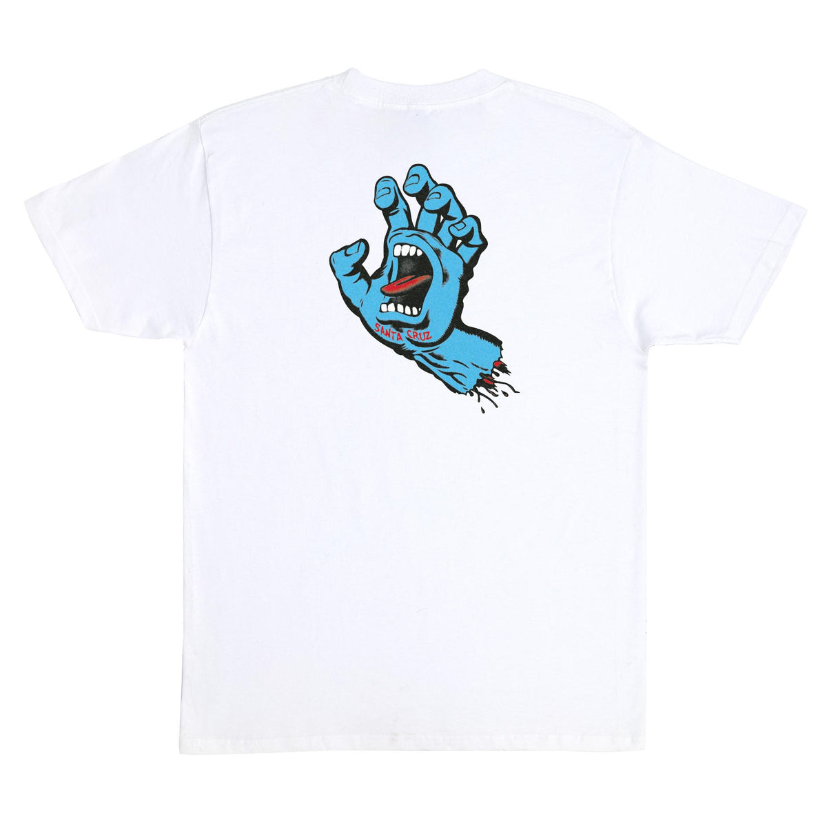 Santa Cruz Screaming Hand S/s Heavyweight Shirt White