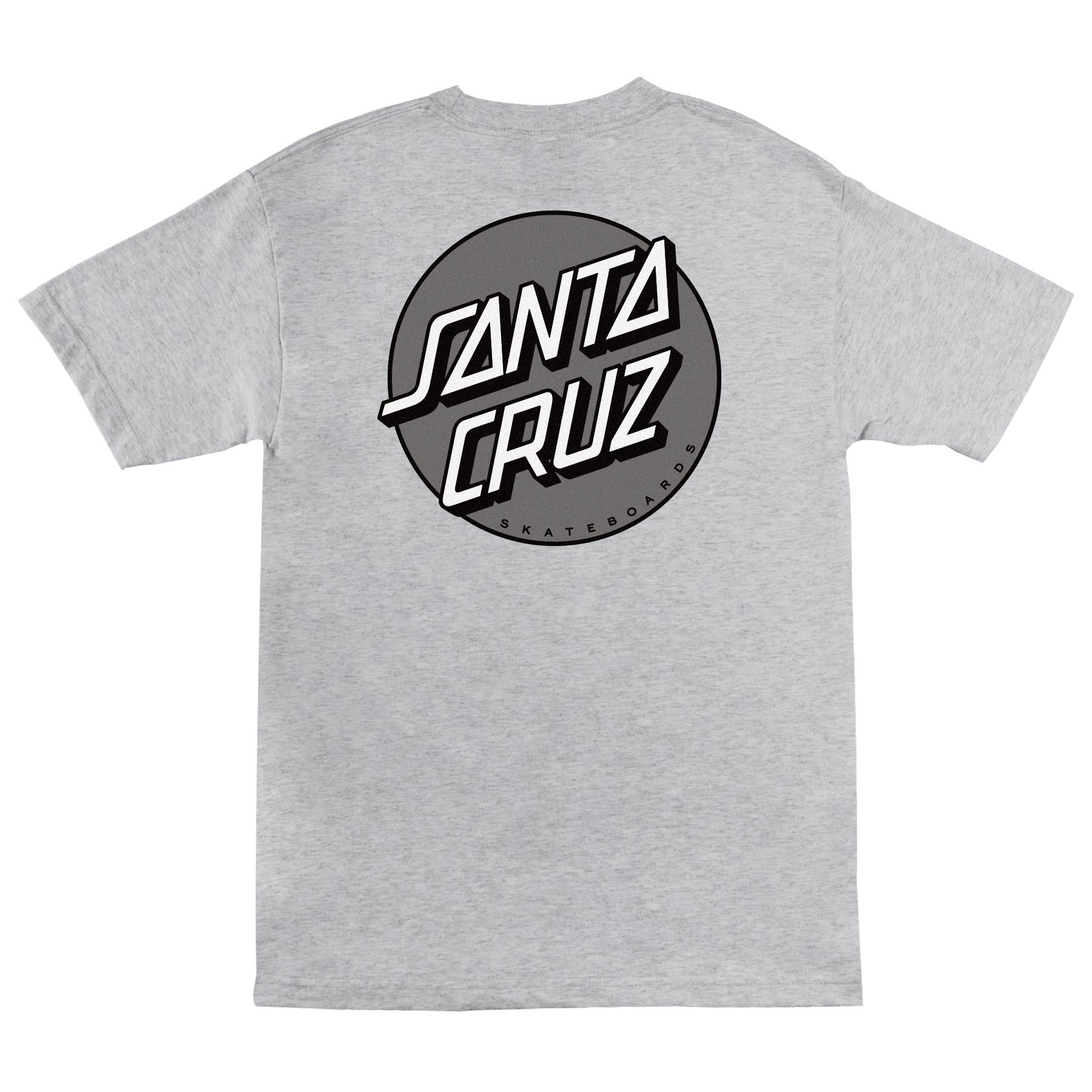 Santa Cruz Other Dot Heavyweight Sport Grey Tonal S/s Shirt – Long