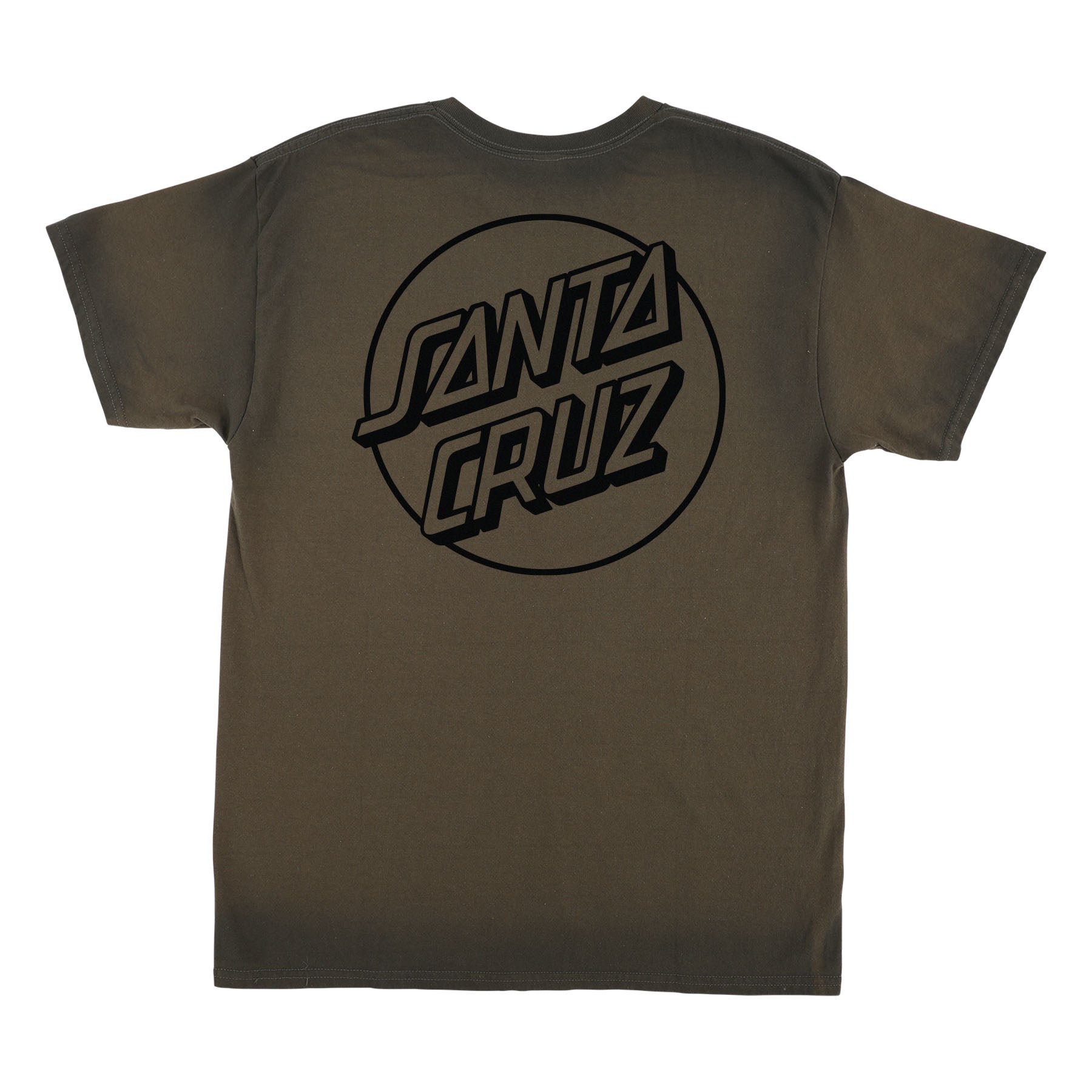 Santa Cruz Opus Dot S/S Heavyweight T-Shirt Seam Spray Olive