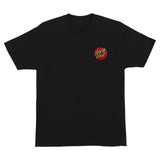 Santa Cruz Cruz Embroidered Heavyweight Black S/s Shirt