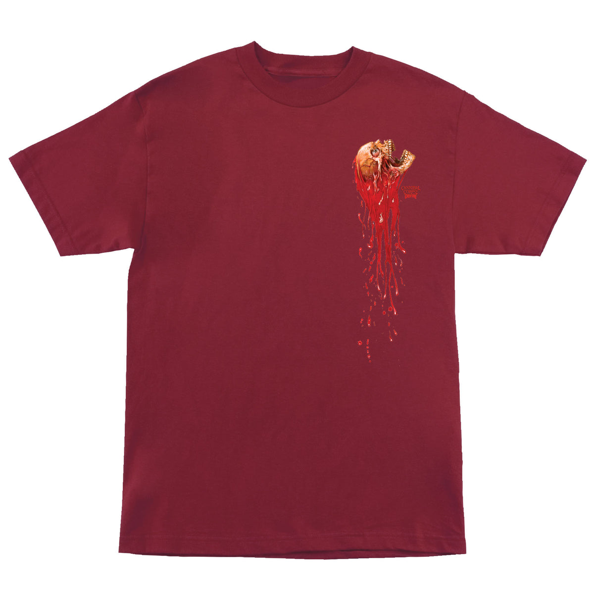 Creature Cannibal Corpse S/s Heavyweight Shirt Cardinal Red