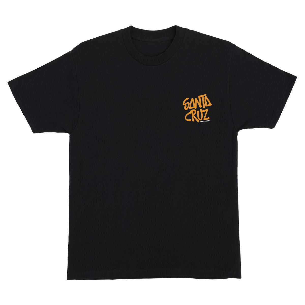 Santa Cruz Wood Cut S/s Heavyweight Shirt Black