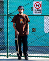 Santa Cruz Kendall EOTW Front S/s Heavyweight Shirt Brown