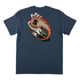 Santa Cruz O'Brien Screaming Reaper S/s Heavyweight Shirt Blue Dusk