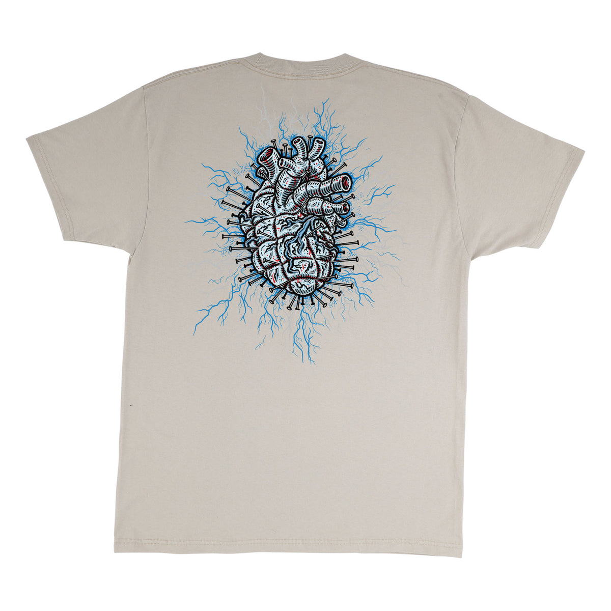 Creature Hellraiser S/s Heavyweight Shirt Storm Grey Pigment